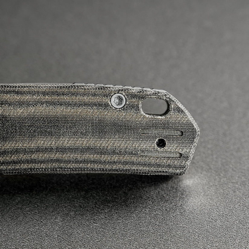 Vosteed Psyop 299 A2220 - 2.99" S35VN Stonewash Blade, Green Micarta & Titanium Handle