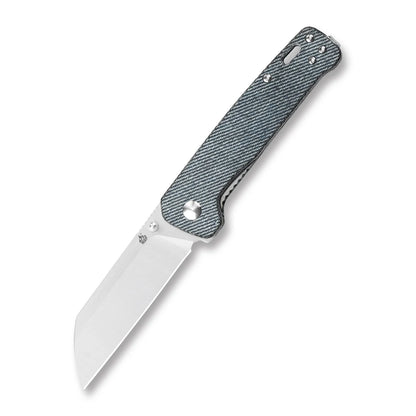 QSP Penguin - 3.06" D2 Satin Blade, Denim Micarta Handle - QS130-B