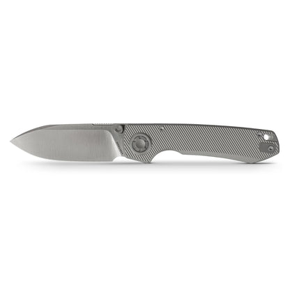 Vosteed Raccoon V Vanchor Lock A4003 - 3.22" M390 Satin Blade, Titanium Handle