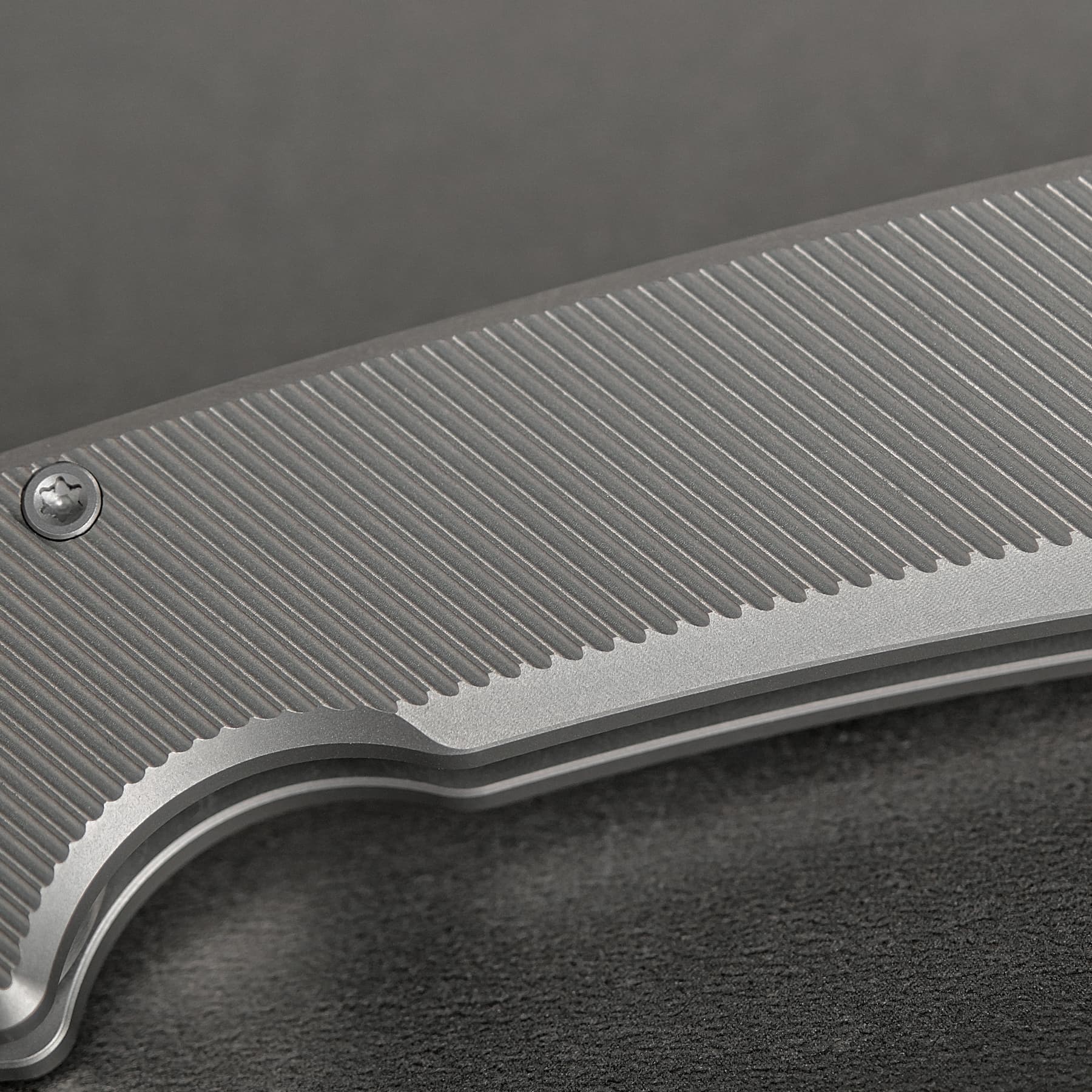 Vosteed Raccoon V Vanchor Lock A4003 - 3.22" M390 Satin Blade, Titanium Handle