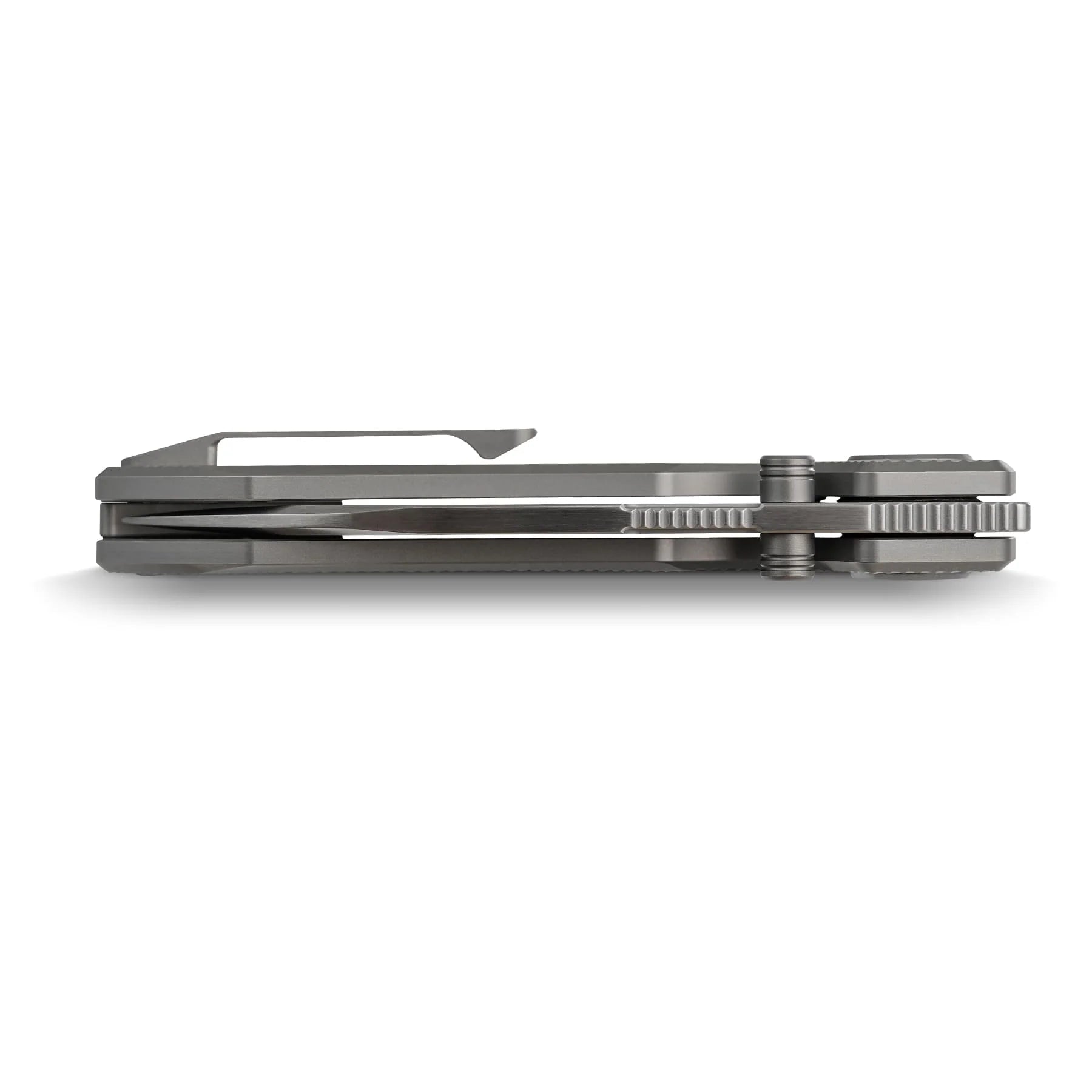 Vosteed Raccoon V Vanchor Lock A4003 - 3.22" M390 Satin Blade, Titanium Handle