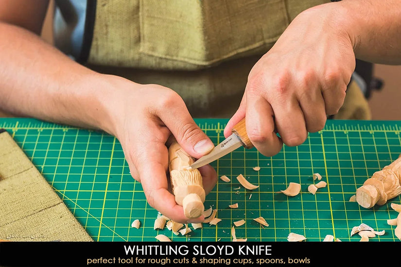 BeaverCraft S17 - Extended Spoon and Whittle Knife Set