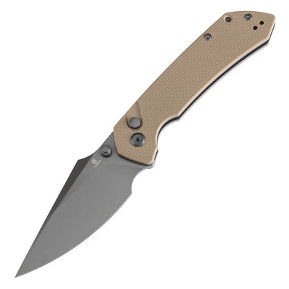 Tenable Fenrir T1034F4 - 3.45" 14C28N Grey Blade, Sand G10 Handle