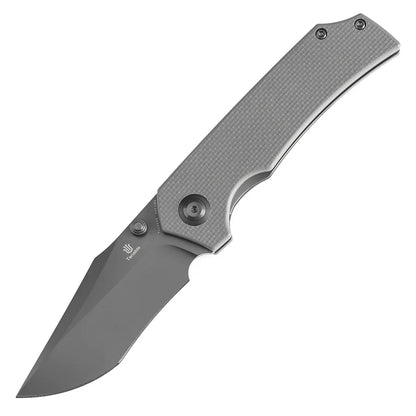 Tenable Fermi T1122A5 - 3.11" 14C28N Grey Blade, Grey G10 Handle