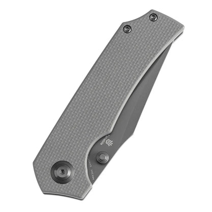 Tenable Fermi T1122A5 - 3.11" 14C28N Grey Blade, Grey G10 Handle