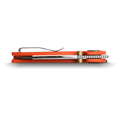 Vosteed Shilin Cutter A2801 - 2.9" 154CM Satin Blade, Orange Norplex UltreX G10 Handle