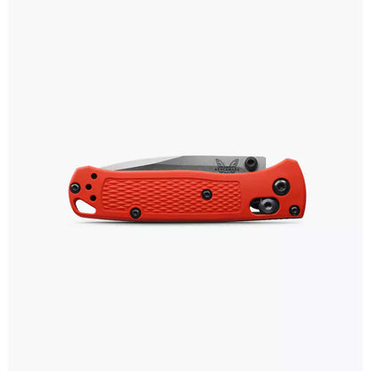 Benchmade Mini Bugout 533-04 - 2.82" S30V Stonewash Blade, Mesa Red Grivory Handles