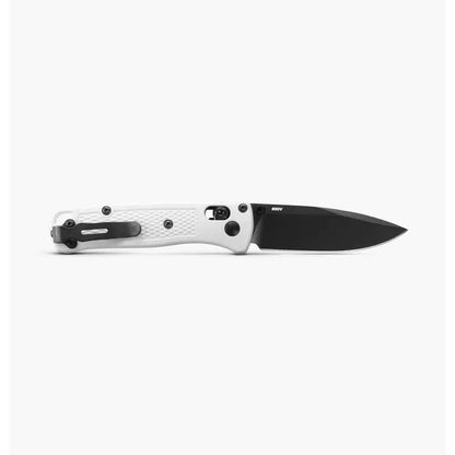 Benchmade Mini Bugout 533BK-1 - 2.82" S30V Black Cerakote Blade, White Grivory Handles