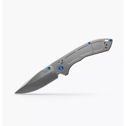 Benchmade Narrows - 3.43" M390 Stonewash Blade, Titanium Handle - 748