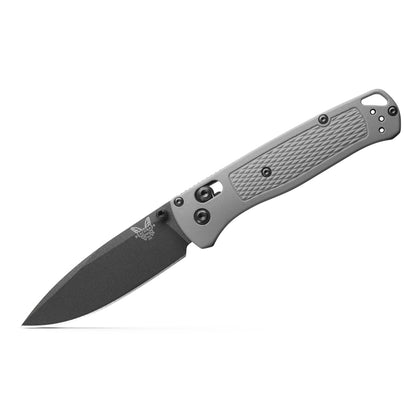 Benchmade Bugout 535BK-08 - S30V Cobalt Black Cerakote Blade, Storm Grey Grivory Handles