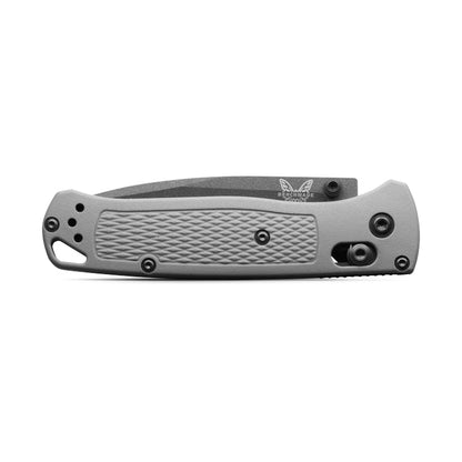 Benchmade Bugout 535BK-08 - S30V Cobalt Black Cerakote Blade, Storm Grey Grivory Handles