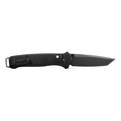 Benchmade Bailout 537GY - 3V Grey Cerakote Tanto Blade, Black Grivory Handles