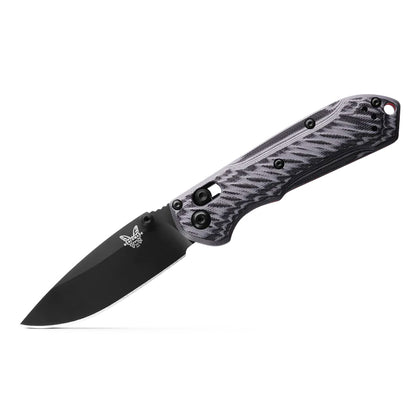 Benchmade Mini Freek 565BK-02 - M4 Black Cerakote Blade, Layered G10 Handles