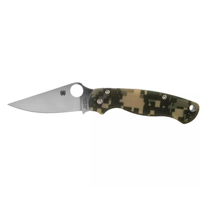 Spyderco Para Military 2 C81GPCMO2 - 3.42" S45VN Satin Blade, Digital Camo G-10 Handles