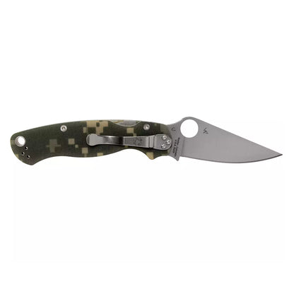 Spyderco Para Military 2 C81GPCMO2 - 3.42" S45VN Satin Blade, Digital Camo G-10 Handles