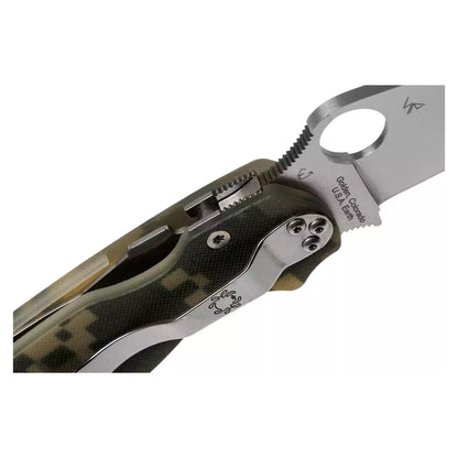 Spyderco Para Military 2 C81GPCMO2 - 3.42" S45VN Satin Blade, Digital Camo G-10 Handles