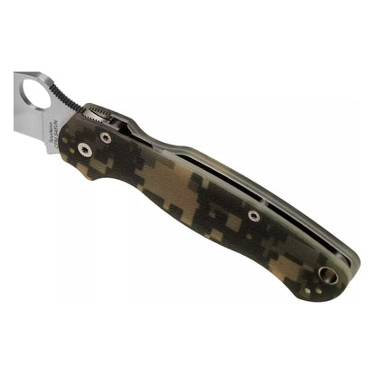 Spyderco Para Military 2 C81GPCMO2 - 3.42" S45VN Satin Blade, Digital Camo G-10 Handles