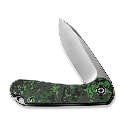 Civivi Elementum 10th Anniversary Limited Edition - 2.96" Satin CPM-S35VN Blade, Jungle Wear Fat Carbon Fibre Handle - C907A-6