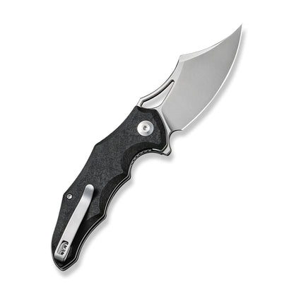 Civivi Chiro C23046-3 - 3.1" 14C28N Satin Blade, Black G10 Handles