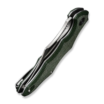 Civivi Chiro C23046-2 - 3.1" 14C28N Satin Blade, Green Micarta Handles