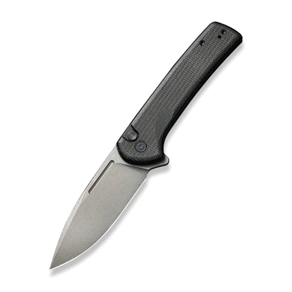 Civivi Conspirator Black Micarta C21006-1, 3.48″ Nitro-V Stonewash Drop Point Blade