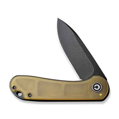 Civivi Elementum Ultem C907A-5, 2.96" Black Stonewashed D2 Blade