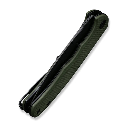 Civivi Mini Praxis C18026C-1 - 2.98" D2 Black Stonewashed Blade, Green G10 Handle