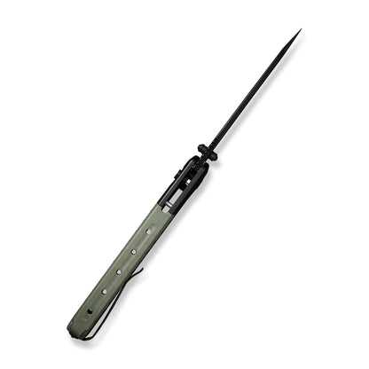 Civivi Sentinel Strike Black C22025B-3 - 3.7" Black K110 Blade, Black/Green Aluminium Handle