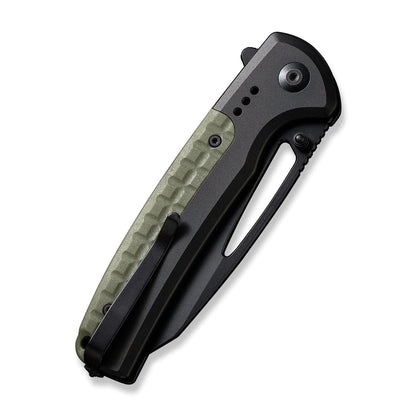 Civivi Sentinel Strike Black C22025B-3 - 3.7" Black K110 Blade, Black/Green Aluminium Handle