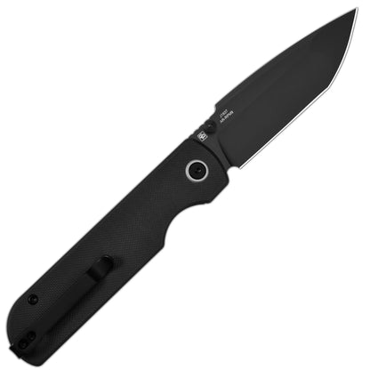 CJRB Nova - 3.45" AR-RPM9 Black PVD Tanto Blade, Black G10 - J1937-BBK