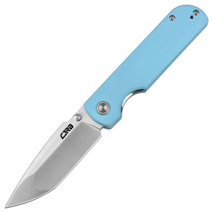 CJRB Nova - 3.45" AR-RPM9 Sand Polished Tanto Blade, Baby Blue G10 - J1937-BU