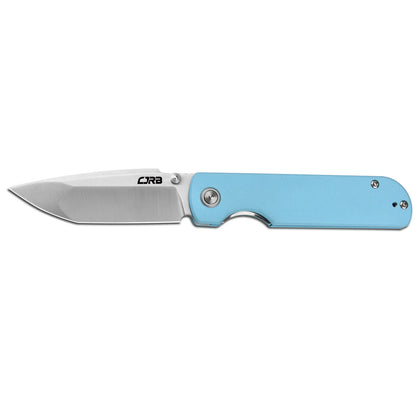 CJRB Nova - 3.45" AR-RPM9 Sand Polished Tanto Blade, Baby Blue G10 - J1937-BU