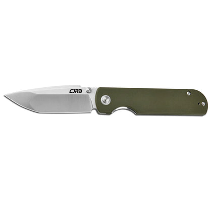 CJRB Nova - 3.45" AR-RPM9 Sand Polished Tanto Blade, Green G10 - J1937-GN