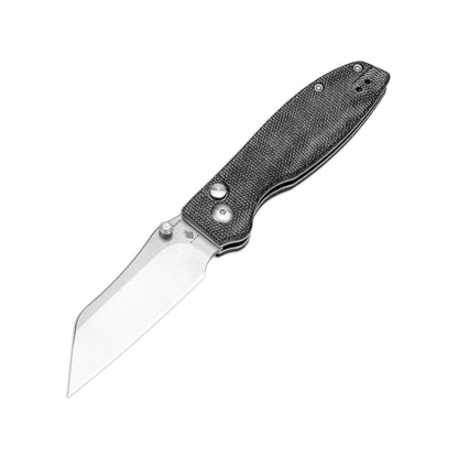 Kizer Cryptid - 2.94" 154CM Satin Blade, Black Micarta Handle - V3657C1