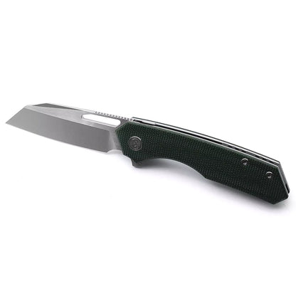 Miguron Knives Keryx - 3.25" 14C28N Satin Blade, Green Micarta Handle