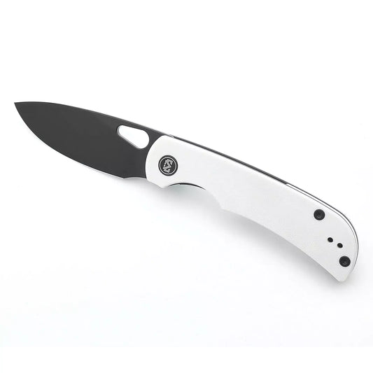 Miguron Knives Moyarl - 3.5" 14C28N Black PVD Blade, White G10 Handle
