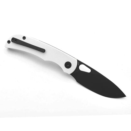 Miguron Knives Moyarl - 3.5" 14C28N Black PVD Blade, White G10 Handle