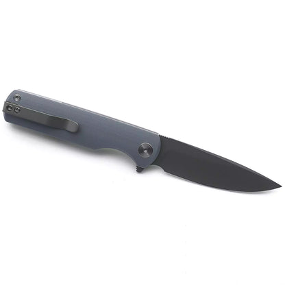 Miguron Knives Perism - 3.25" D2 Dark Grey PVD Blade, Grey G10 Handle