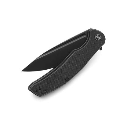 Miguron Knives Velona - 4.22" 14C28N Black PVD Blade, Black G10 Handle
