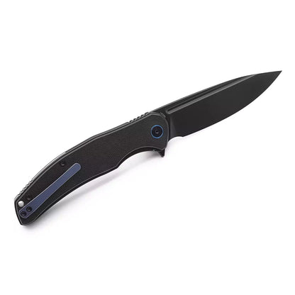 Miguron Knives Velona - 4.22" 14C28N Black PVD Blade, Black G10 Handle