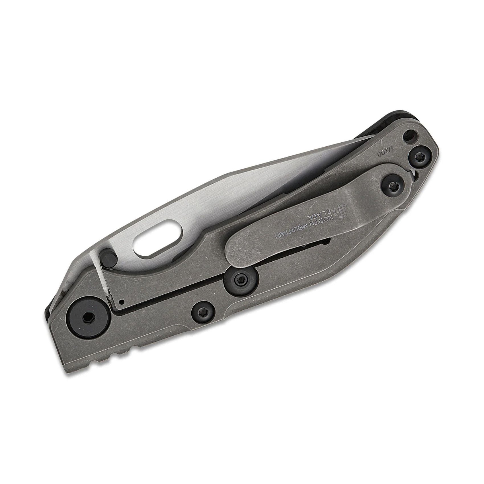 North Mountain Blade x Duane Dwyer BBNM - 3.62" SLD-Magic Bowie Blade, 3K Carbon Fibre Handle