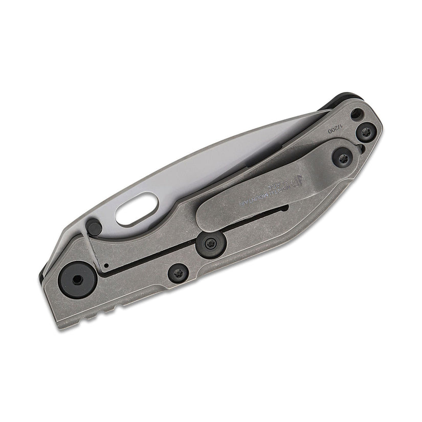 North Mountain Blade x Duane Dwyer BBNM - 3.62" SLD-Magic Tanto Blade, 3K Carbon Fibre Handle