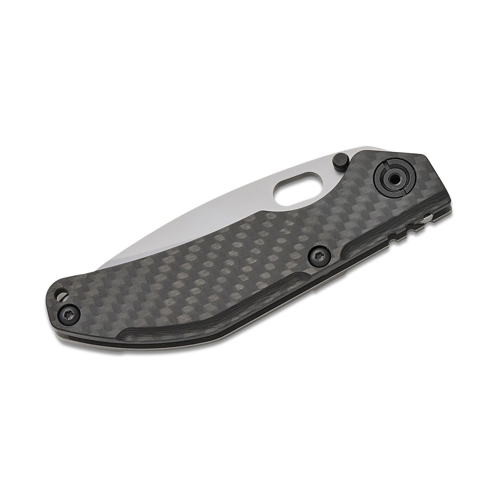 North Mountain Blade x Duane Dwyer BBNM - 3.62" SLD-Magic Tanto Blade, 3K Carbon Fibre Handle