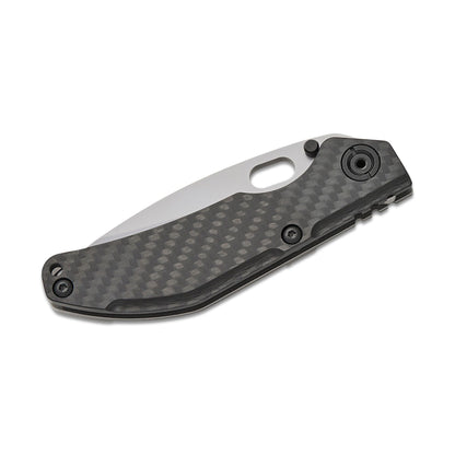 North Mountain Blade x Duane Dwyer BBNM - 3.62" SLD-Magic Tanto Blade, 3K Carbon Fibre Handle