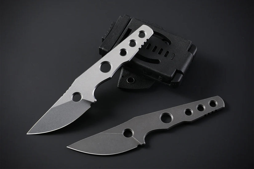 Petrified Fish Bison PFE13W - 2.4" 14C28N Stonewashed Blade