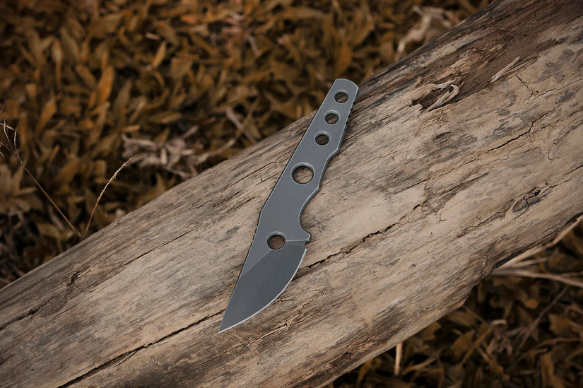 Petrified Fish Bison PFE13W - 2.4" 14C28N Stonewashed Blade
