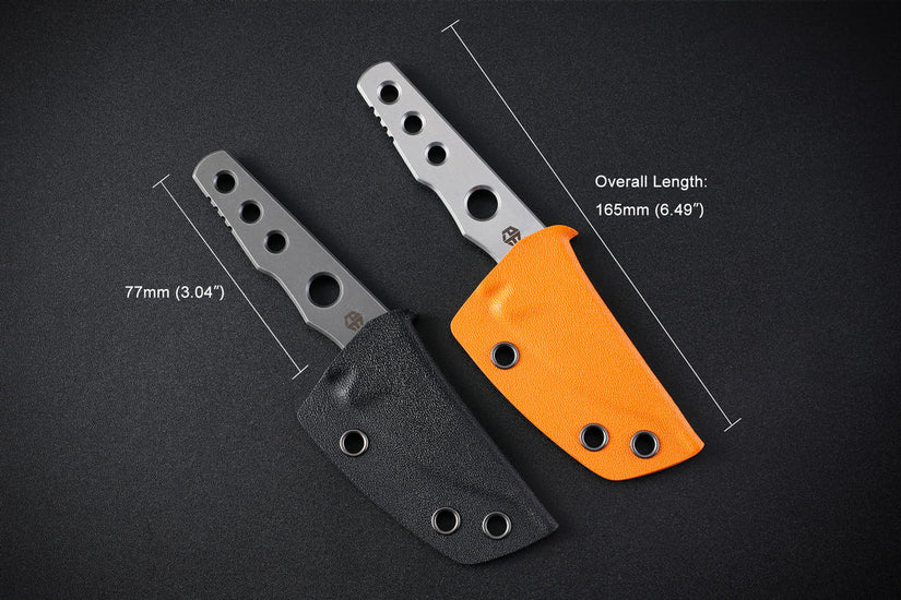 Petrified Fish Bison PFE13W - 2.4" 14C28N Stonewashed Blade