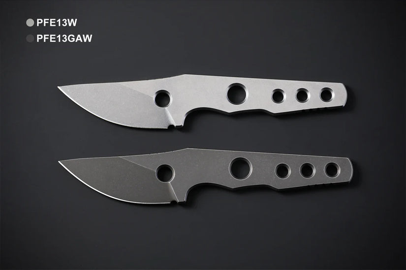 Petrified Fish Bison PFE13W - 2.4" 14C28N Stonewashed Blade