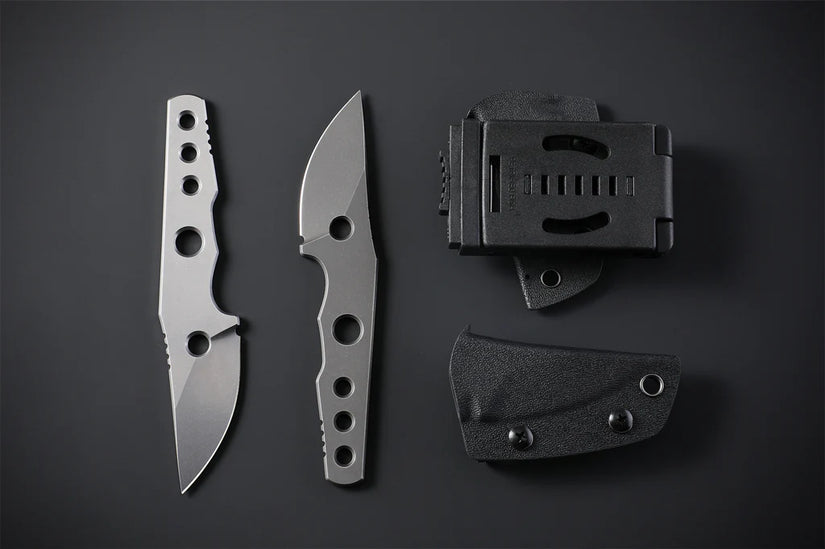Petrified Fish Bison PFE13W - 2.4" 14C28N Stonewashed Blade