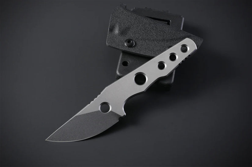 Petrified Fish Bison PFE13W - 2.4" 14C28N Stonewashed Blade